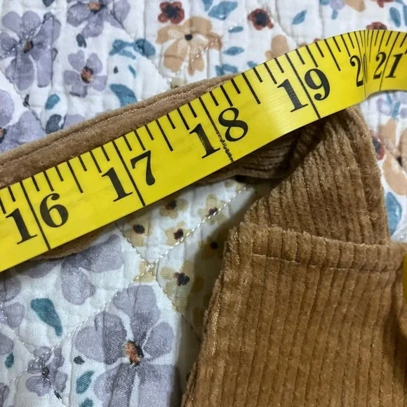 Umgee Tan Corduroy Overall Dress - Picture 6 of 7